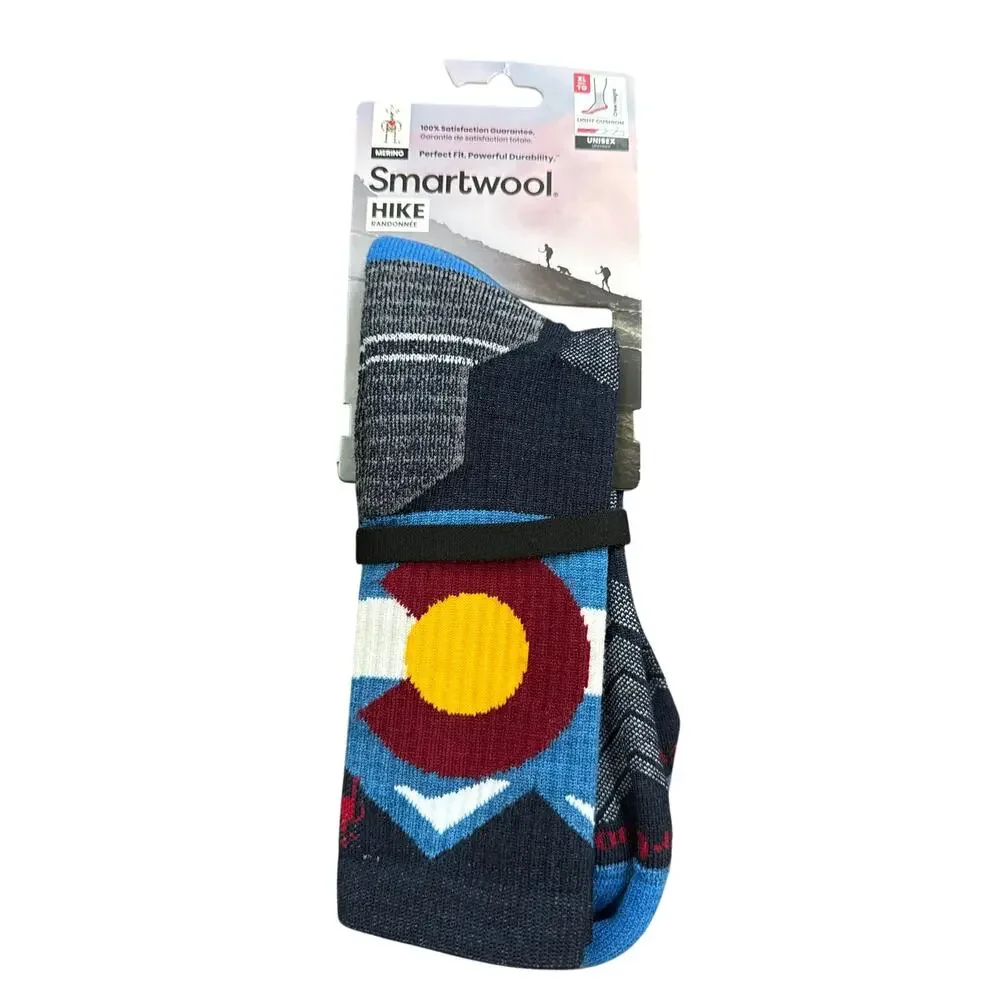 NWT Mens Smartwool Ski Colorado Merino Wool Over Calf Ski Crew Socks XL 12+
